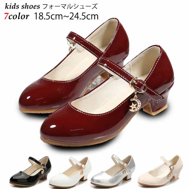 6色 子供 大人 レディース キッズ 靴 ヒール 女の子 シューズ 女の子 18.5cm 19cm 19.5cm 20cm 20.5cm 21cm 21.5cm 22cm 22.6色 子供 大人 レデ